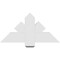Ekena Millwork Redmond Architectural Grade PVC Gable Bracket, 36"W x 18"H x 4"D x 6"F, 12/12 Pitch GBP036X18X0406RED00 - alternate 5